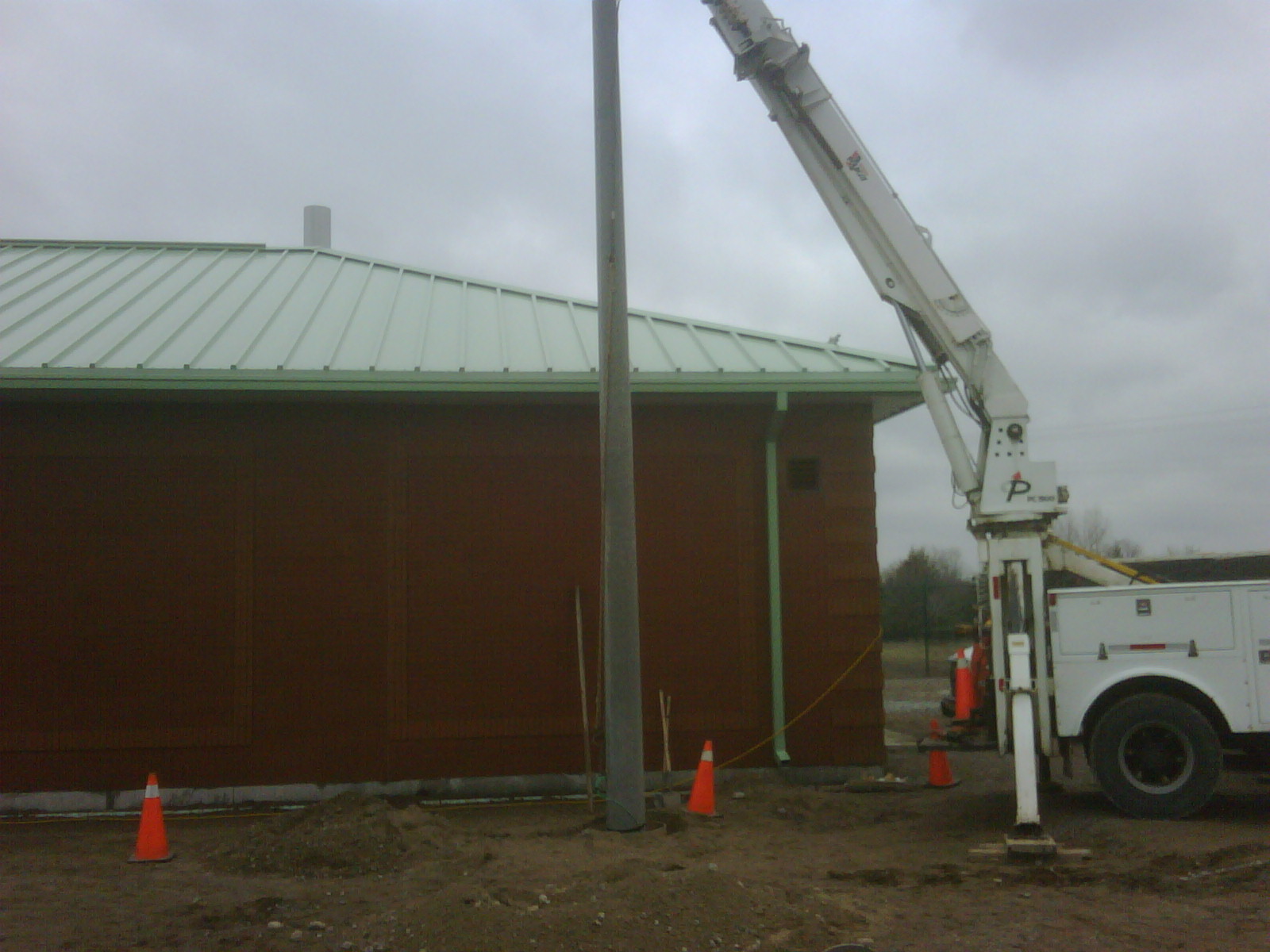 Security Pole Installation